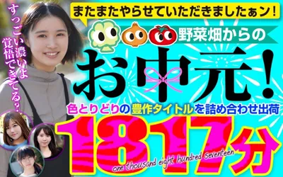 【yasai00004】【お中元】またまたやらせていただきましたぁン！野菜畑からのお中元！色とりどりの豊作タイトルを詰め合わせ出荷！